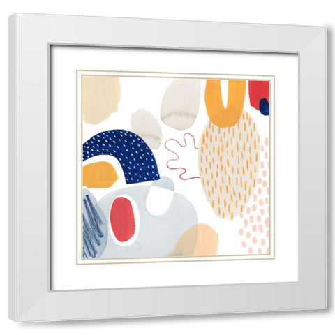 Tropical Traffic I White Modern Wood Framed Art Print with Double Matting by Popp, Grace