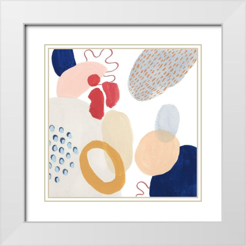 Tropical Traffic II White Modern Wood Framed Art Print with Double Matting by Popp, Grace