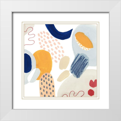 Tropical Traffic VI White Modern Wood Framed Art Print with Double Matting by Popp, Grace