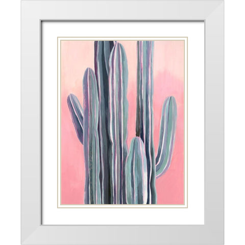 Desert Dawn I White Modern Wood Framed Art Print with Double Matting by Popp, Grace