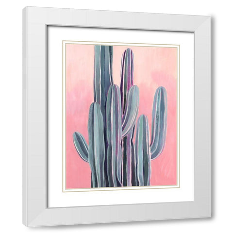 Desert Dawn II White Modern Wood Framed Art Print with Double Matting by Popp, Grace