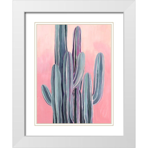 Desert Dawn II White Modern Wood Framed Art Print with Double Matting by Popp, Grace