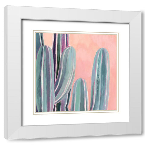 Desert Dawn III White Modern Wood Framed Art Print with Double Matting by Popp, Grace