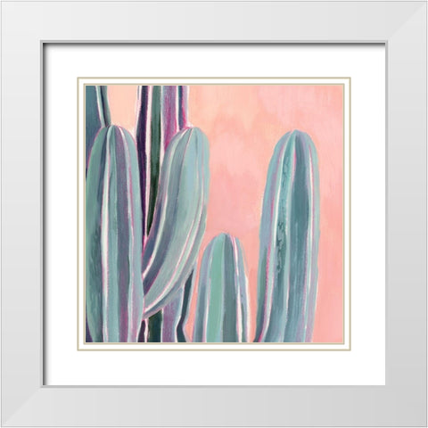 Desert Dawn III White Modern Wood Framed Art Print with Double Matting by Popp, Grace