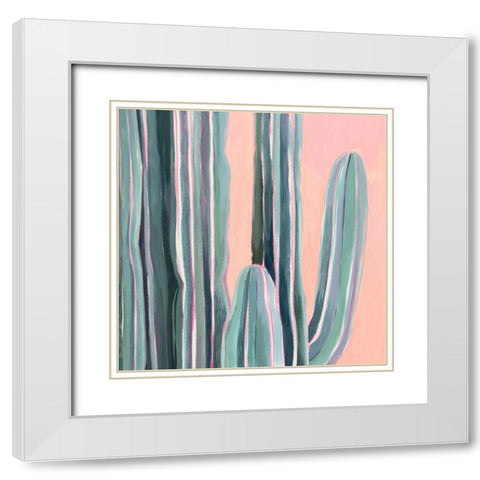 Desert Dawn V White Modern Wood Framed Art Print with Double Matting by Popp, Grace