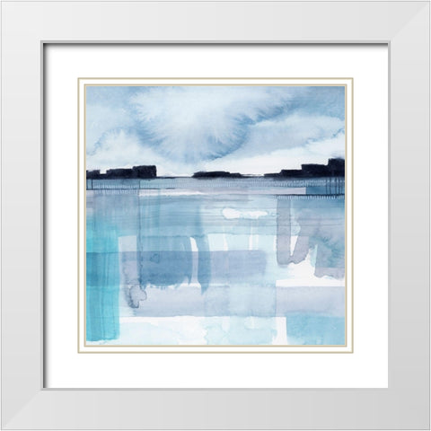 Beryl Boundaries I White Modern Wood Framed Art Print with Double Matting by Popp, Grace