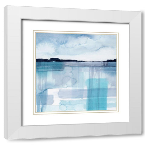 Beryl Boundaries II White Modern Wood Framed Art Print with Double Matting by Popp, Grace