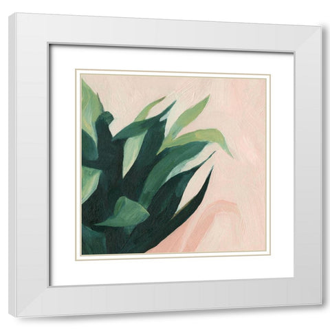 Chinese Cutlass I White Modern Wood Framed Art Print with Double Matting by Scarvey, Emma