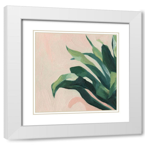 Chinese Cutlass II White Modern Wood Framed Art Print with Double Matting by Scarvey, Emma
