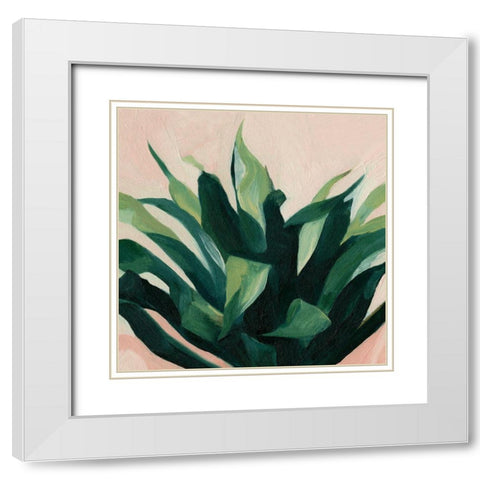 Chinese Cutlass III White Modern Wood Framed Art Print with Double Matting by Scarvey, Emma