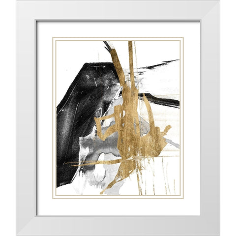 Glam and Black V White Modern Wood Framed Art Print with Double Matting by Goldberger, Jennifer