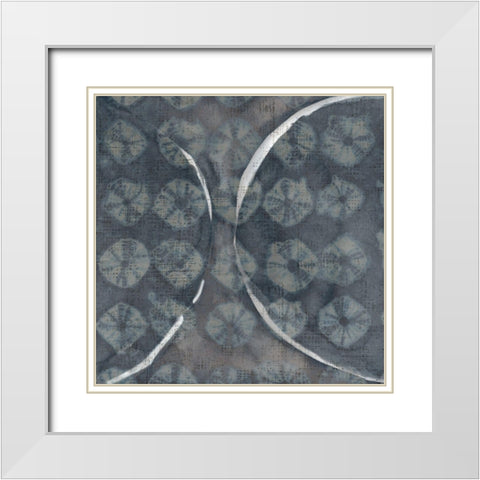 Stoneworks VII White Modern Wood Framed Art Print with Double Matting by Zarris, Chariklia