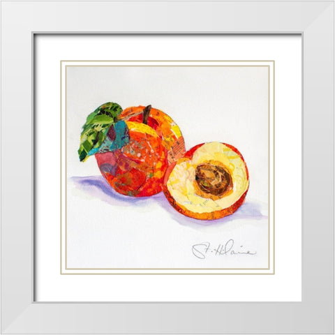Edibles IV White Modern Wood Framed Art Print with Double Matting by St. Hilaire, Elizabeth