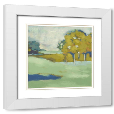 Wanderer II White Modern Wood Framed Art Print with Double Matting by Zarris, Chariklia