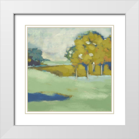 Wanderer II White Modern Wood Framed Art Print with Double Matting by Zarris, Chariklia