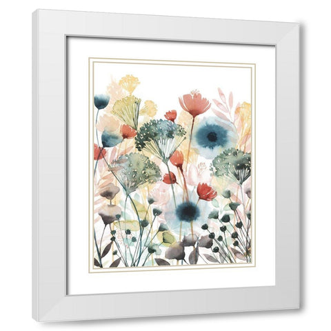Sunny Sundries I White Modern Wood Framed Art Print with Double Matting by Popp, Grace