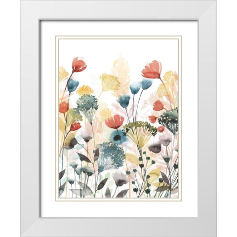 Sunny Sundries II White Modern Wood Framed Art Print with Double Matting by Popp, Grace