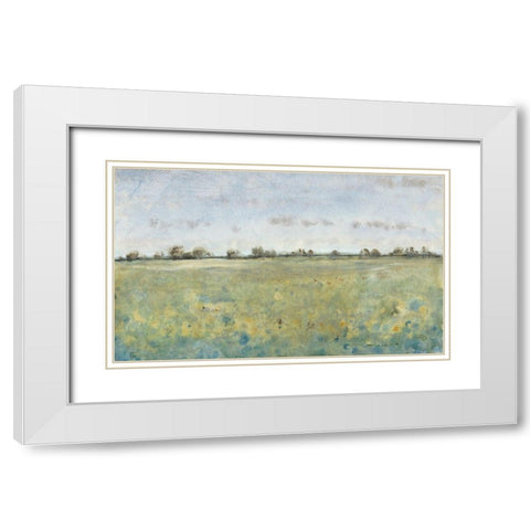 Grazing Land IV White Modern Wood Framed Art Print with Double Matting by OToole, Tim