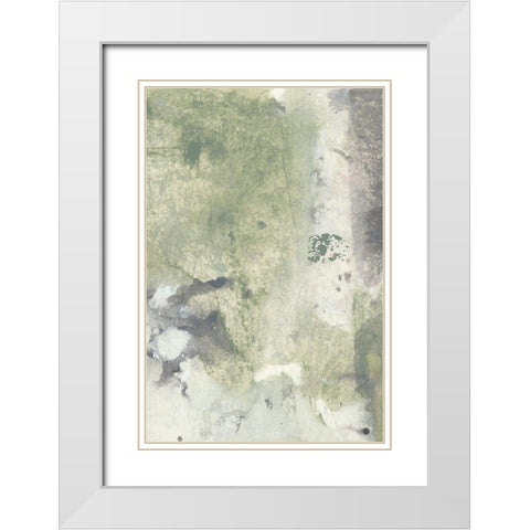 Peace, Love, Joy I White Modern Wood Framed Art Print with Double Matting by Combs, Joyce