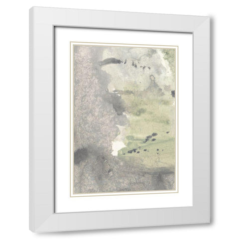 Peace, Love, Joy III White Modern Wood Framed Art Print with Double Matting by Combs, Joyce