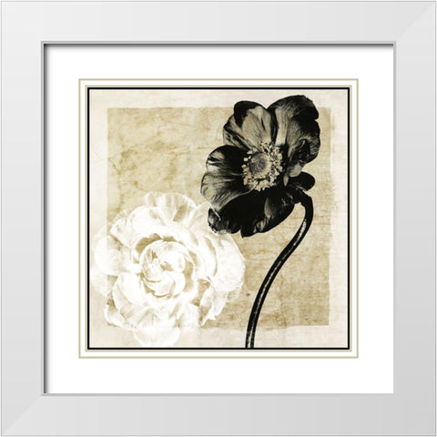 Light From Darkness I White Modern Wood Framed Art Print with Double Matting by Zalewski, Christine