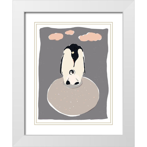 Dreamers II White Modern Wood Framed Art Print with Double Matting by Delamater, Rob
