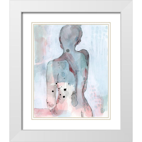 Modern Madonna I White Modern Wood Framed Art Print with Double Matting by Popp, Grace