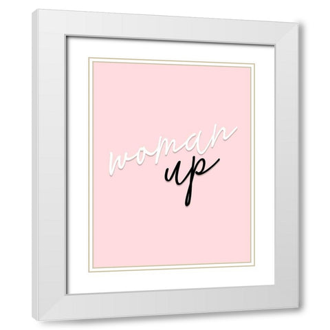 GRL PWR VI White Modern Wood Framed Art Print with Double Matting by Hambly, Anna