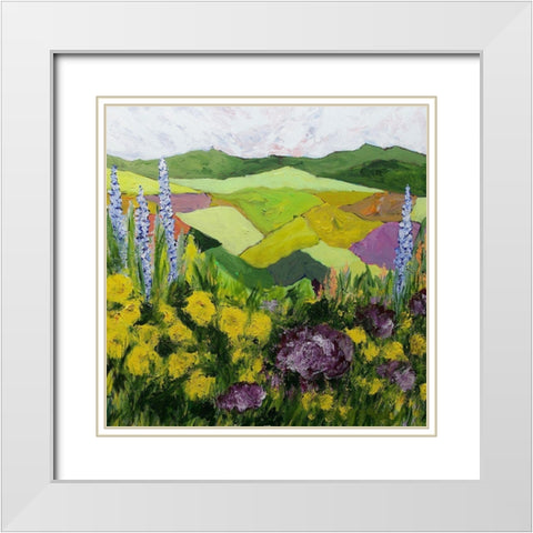 A Good Country White Modern Wood Framed Art Print with Double Matting by Friedlander, Allan