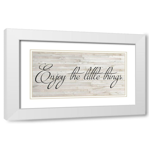 Family Inspiration II White Modern Wood Framed Art Print with Double Matting by Ludwig, Alicia