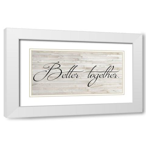 Family Inspiration III White Modern Wood Framed Art Print with Double Matting by Ludwig, Alicia
