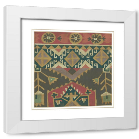 Dakota III White Modern Wood Framed Art Print with Double Matting by Zarris, Chariklia