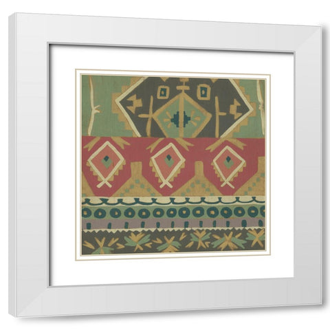 Dakota IV White Modern Wood Framed Art Print with Double Matting by Zarris, Chariklia