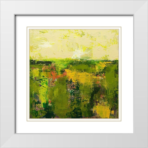 Windermere White Modern Wood Framed Art Print with Double Matting by Friedlander, Allan