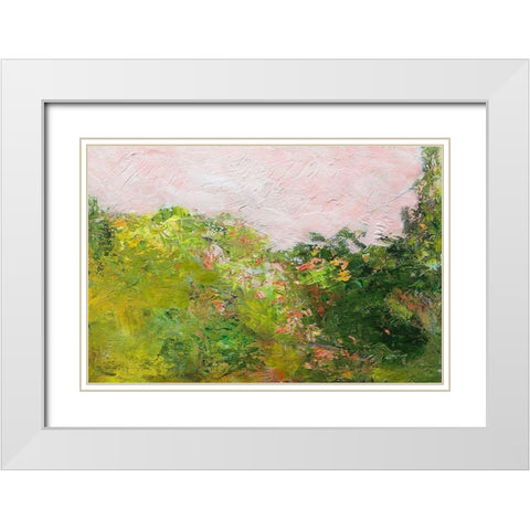 Swindon White Modern Wood Framed Art Print with Double Matting by Friedlander, Allan
