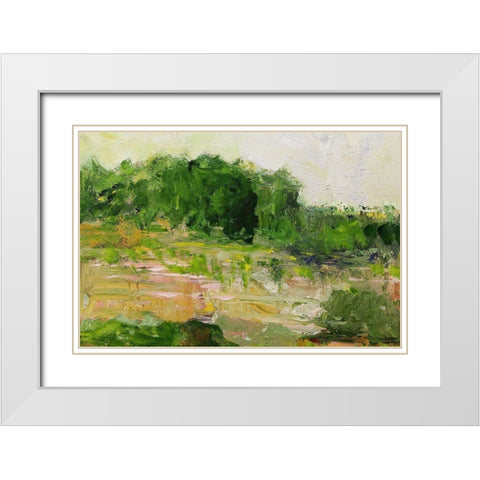 Portsmouth White Modern Wood Framed Art Print with Double Matting by Friedlander, Allan
