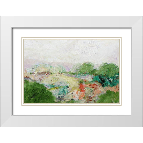 Blackstone White Modern Wood Framed Art Print with Double Matting by Friedlander, Allan
