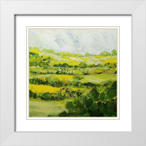 Folkestone White Modern Wood Framed Art Print with Double Matting by Friedlander, Allan