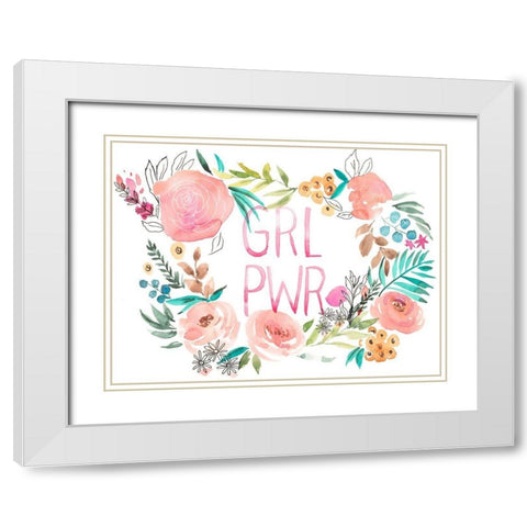 Boss Babe II White Modern Wood Framed Art Print with Double Matting by Parker, Jennifer Paxton