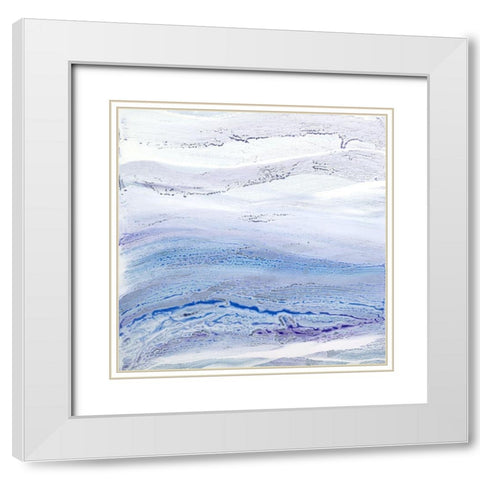 Ultra Violet I White Modern Wood Framed Art Print with Double Matting by Guererra, Teodora