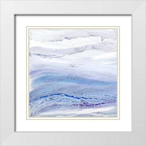Ultra Violet I White Modern Wood Framed Art Print with Double Matting by Guererra, Teodora