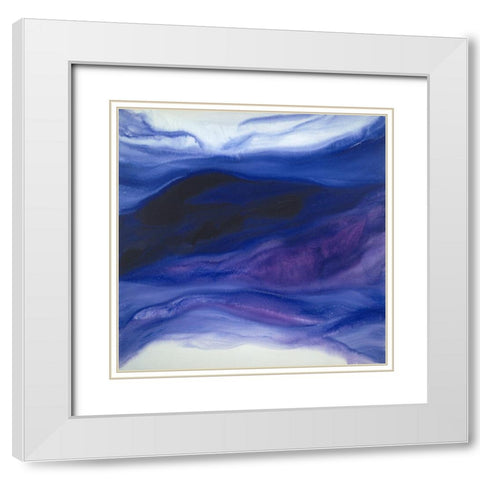 Ocean Daydream White Modern Wood Framed Art Print with Double Matting by Guererra, Teodora