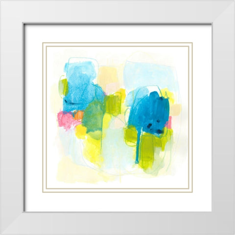 Narrative Structure III White Modern Wood Framed Art Print with Double Matting by Vess, June Erica
