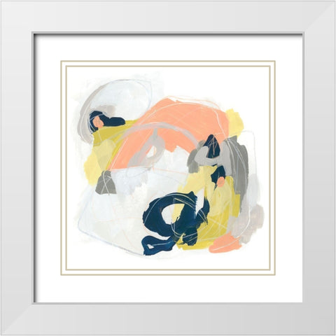 Crosstown Connector I White Modern Wood Framed Art Print with Double Matting by Vess, June Erica