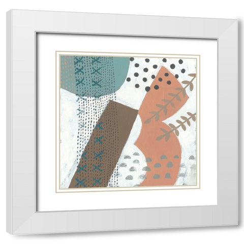 Opening Night IV White Modern Wood Framed Art Print with Double Matting by Zarris, Chariklia