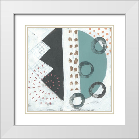 Opening Night VII White Modern Wood Framed Art Print with Double Matting by Zarris, Chariklia