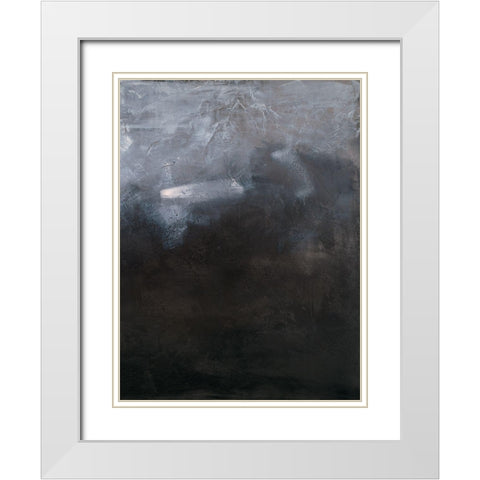 Industrial Contour II White Modern Wood Framed Art Print with Double Matting by Guererra, Teodora