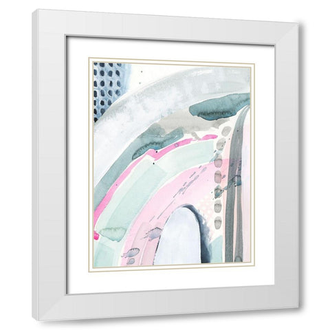 Tidal Wash II White Modern Wood Framed Art Print with Double Matting by Popp, Grace