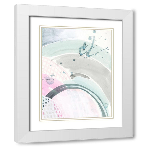 Tidal Wash III White Modern Wood Framed Art Print with Double Matting by Popp, Grace