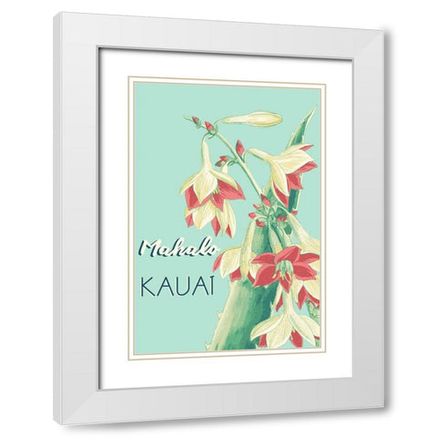 Getaway III White Modern Wood Framed Art Print with Double Matting by Fagalde, Jarman